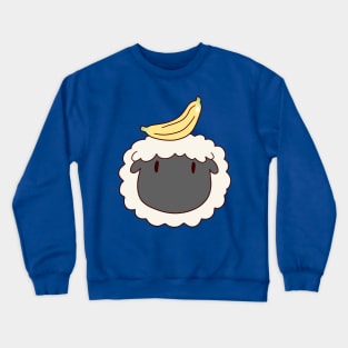 Banana Sheep Face Crewneck Sweatshirt